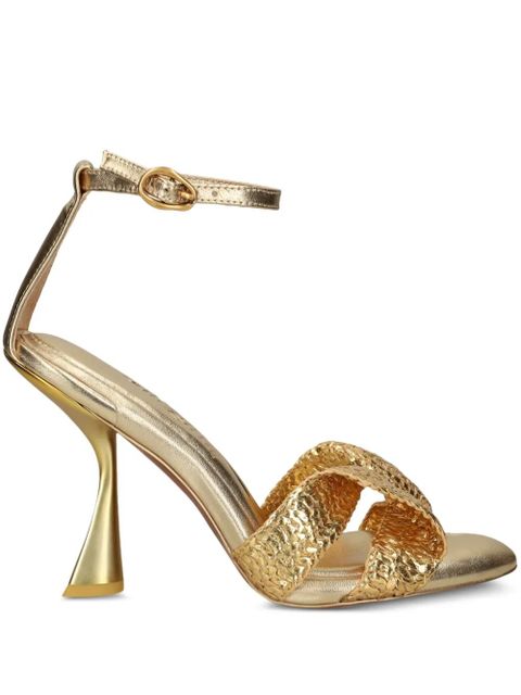 Cult Gaia 100mm Zephyr sandals - Gold - zdjęcie produktu nr 1