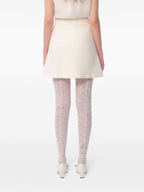 Valentino Garavani Crepe Couture mini skirt - Neutrals - zdjęcie produktu nr 2