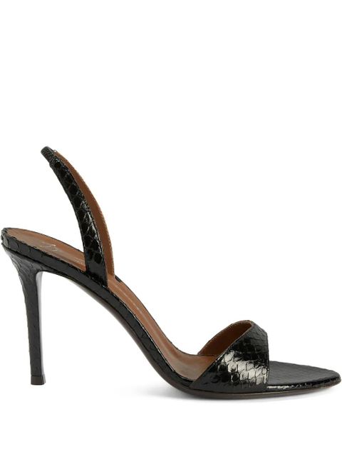 Giuseppe Zanotti 90mm Lilibeth sandals - Black - zdjęcie produktu nr 1