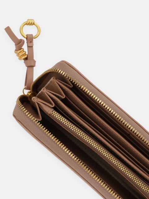 Gianni Chiarini portfel skórzany damski kolor brązowy PF.5042.NA