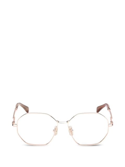 Max Mara Eyewear round-shape full-rim glasses - Gold - zdjęcie produktu nr 1