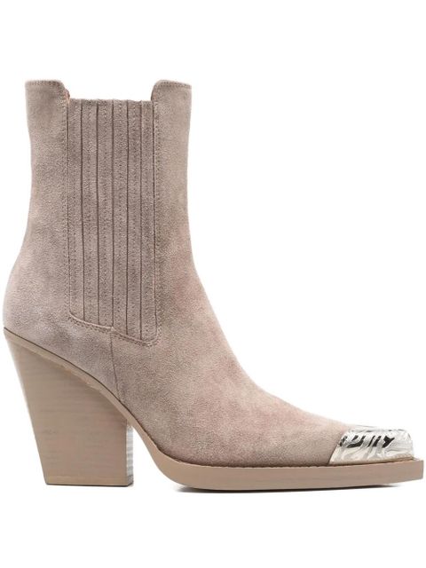 Paris Texas 100mm Dallas ankle boots - Neutrals