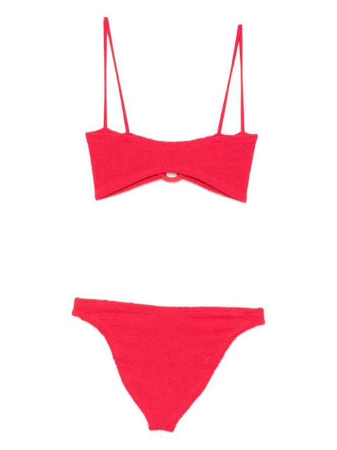 Hunza G Misty hoop-detail bikini - Red - zdjęcie produktu nr 2