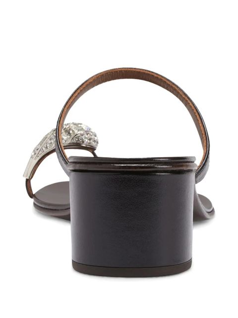 Giuseppe Zanotti 40mm Icon Ring sandals - Black