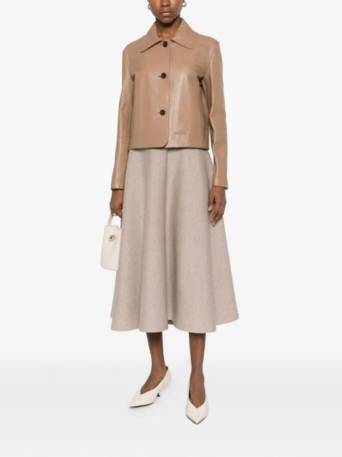 Max Mara A-line midi skirt - Neutrals - zdjęcie produktu nr 2