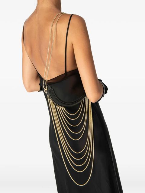 BY FAR Chime leather shoulder bag - Black - zdjęcie produktu nr 2