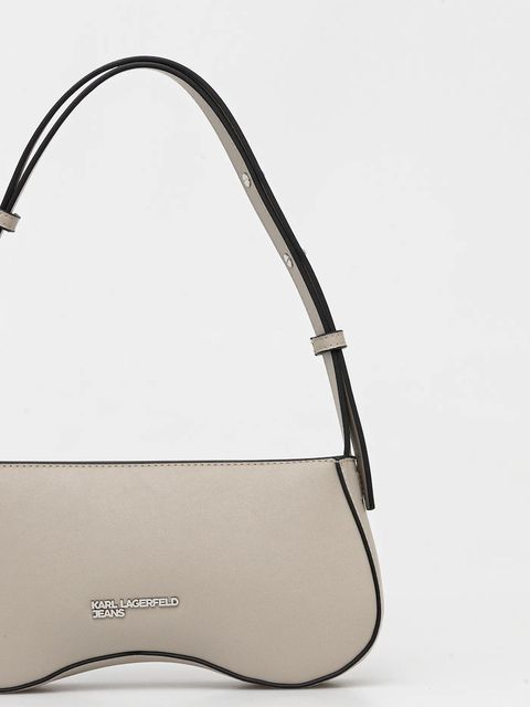 Karl Lagerfeld Jeans torebka kolor beżowy A4W30150