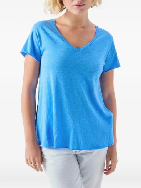 American Vintage Jacksonville V-neck T-shirt - Blue