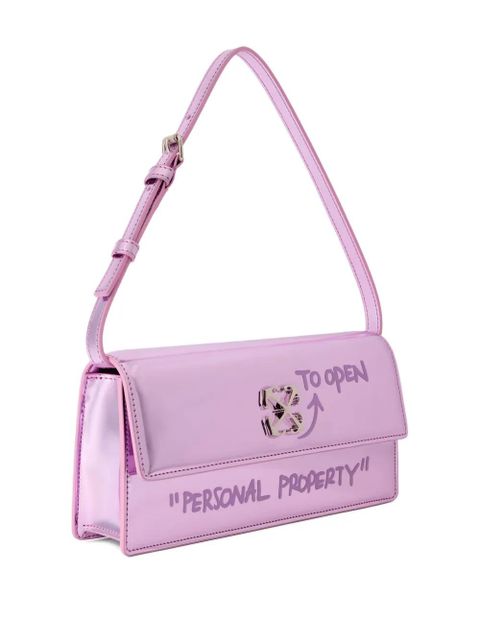 Off-White Jitney 1.0 embossed shoulder Bag - Pink