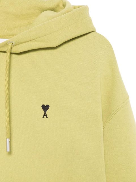 AMI Paris embroidered hoodie - Green