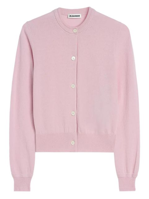 Jil Sander crew-neck cardigan - Pink - zdjęcie produktu nr 1