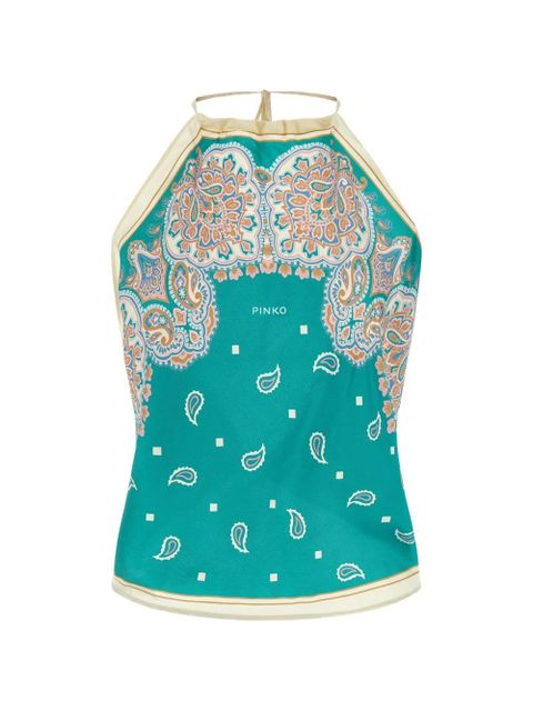 PINKO paisley-pattern top - Green - zdjęcie produktu nr 1
