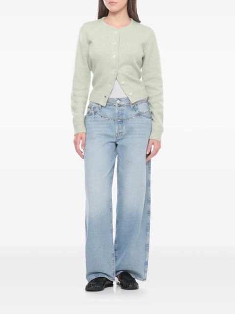 Guest In Residence button knitwear cardigan - Green - zdjęcie produktu nr 2