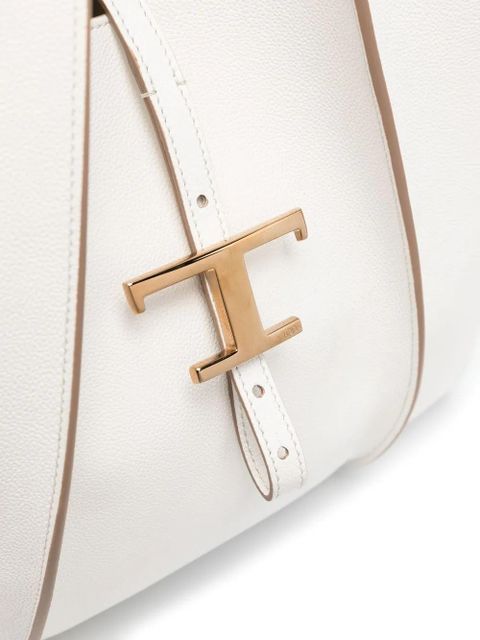 Tod's medium leather tote bag - White