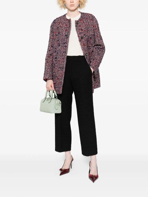 Gucci tweed trousers - Black