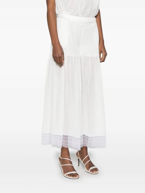 Christopher Esber pintuck-detail trousers - White