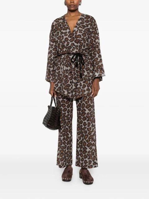 Nanushka animal-print blouse - Grey - zdjęcie produktu nr 2