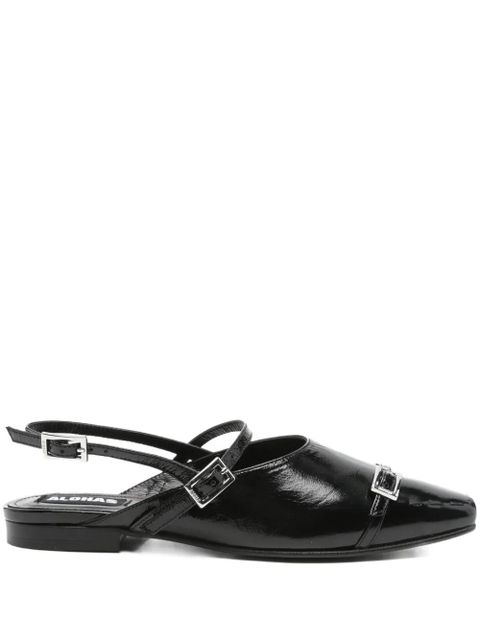 ALOHAS buckle slingback flat pumps - Black - zdjęcie produktu nr 1