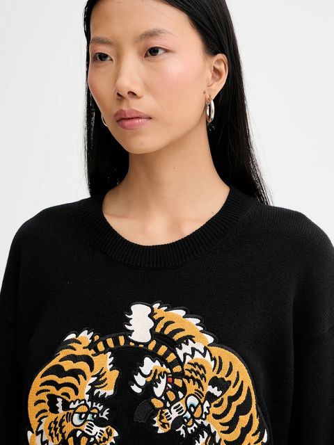 Kenzo sweter wełniany x Verdy kolor czarny FF58PU7133CR.99J