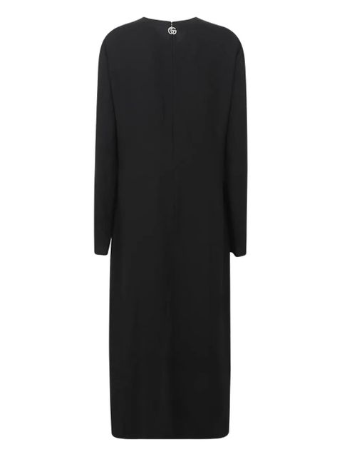 Gucci split twisted maxi dress - Black
