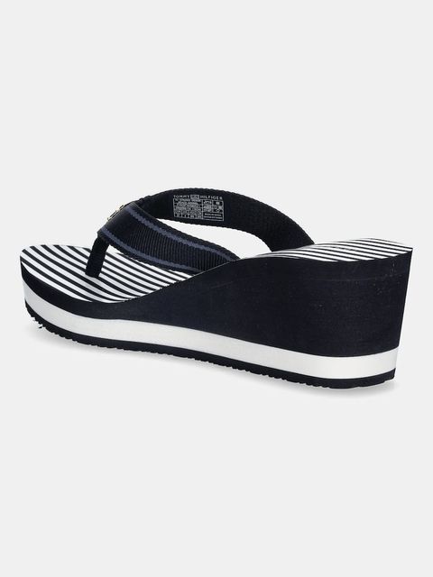 Tommy Hilfiger japonki TH STRIPES WEDGE BEACH SANDAL