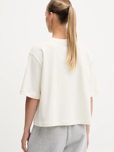 The North Face t-shirt bawełniany Redbox damski kolor beżowy NF0A8EG6QLI1