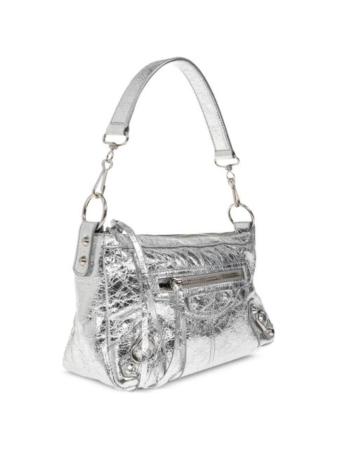 Balenciaga mini Le City Moto tote bag - Silver - zdjęcie produktu nr 1