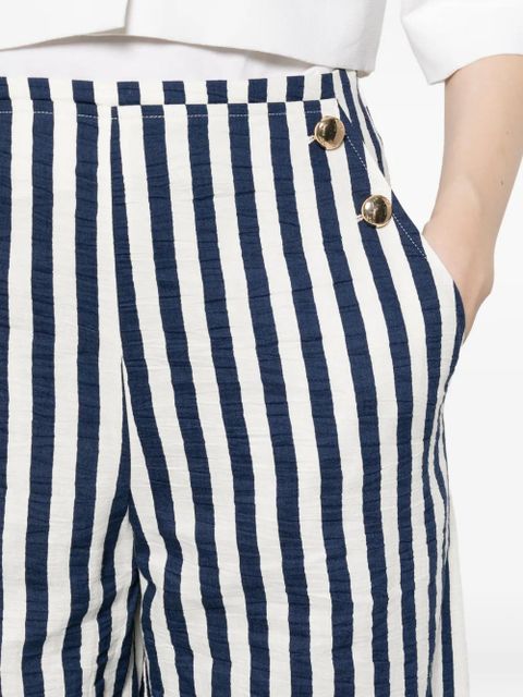 Maje Palais striped trousers - Blue