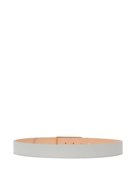 Victoria Beckham jumbo Dorian leather belt - Grey - zdjęcie produktu nr 2