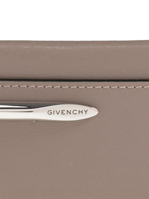 Givenchy logo-plaque card holder - Neutrals