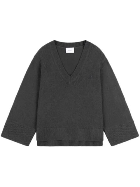 Axel Arigato Rain V-neck jumper - Grey - zdjęcie produktu nr 1