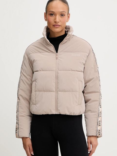 Guess kurtka kolor beżowy zimowa V5BL11 WGYC2 - zdjęcie produktu nr 1