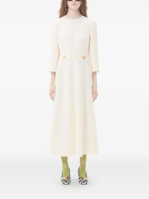 Valentino Garavani Vlogo midi dress - Neutrals