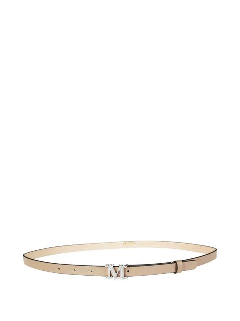 Max Mara logo belt - Neutrals - zdjęcie produktu nr 1