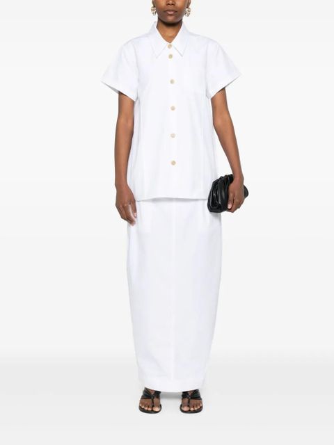 KHAITE Lucian skirt - White - zdjęcie produktu nr 2