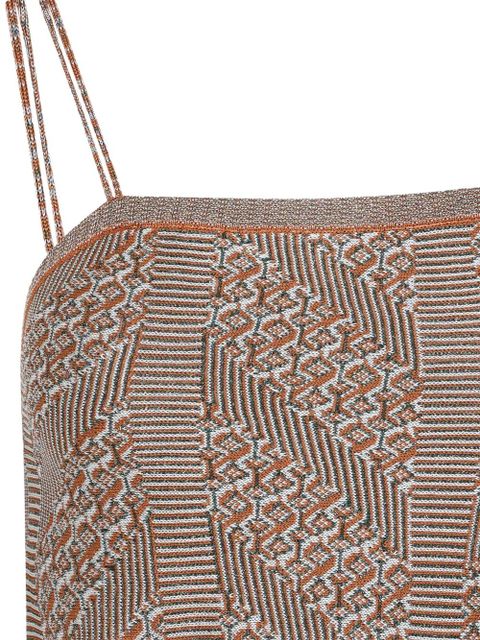 Valentino Garavani abstract-print top - Neutrals - zdjęcie produktu nr 2