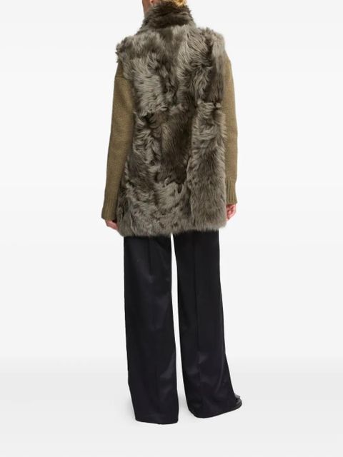 Yves Salomon Toscana lambskin jacket - Grey - zdjęcie produktu nr 2