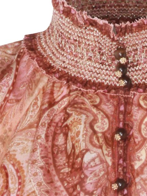 ZIMMERMANN Wanderlust paisley blouse - Red