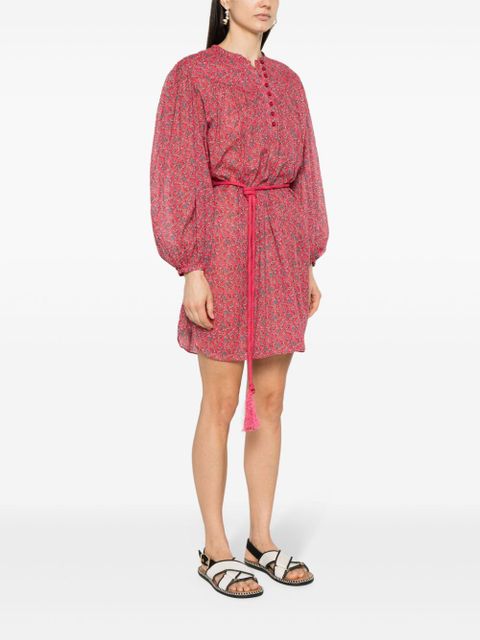 MARANT ÉTOILE Kildi floral-print dress - Red