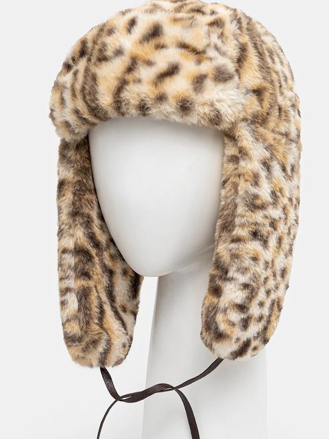 Kangol czapka LEOPARD TRAPPER kolor brązowy K4266ST.SL156 - zdjęcie produktu nr 1