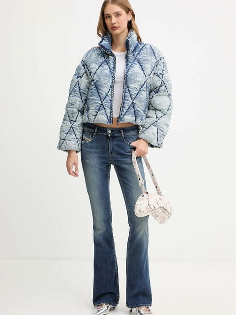 Diesel kurtka W-HISTEL kolor niebieski zimowa A19389.0LKCP