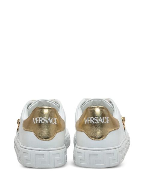 Versace greek-key emblem sneakers - White - zdjęcie produktu nr 2