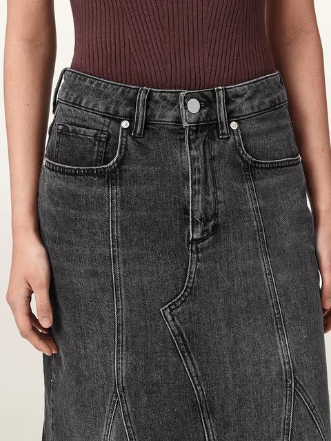 AllSaints spódnica jeansowa ALMA