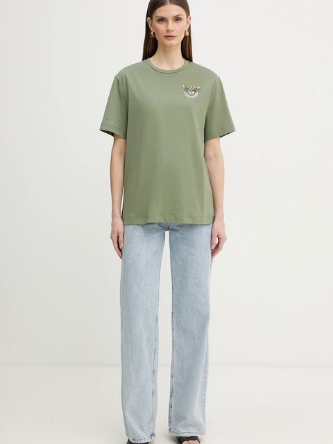 Pinko t-shirt bawełniany - zdjęcie produktu nr 1