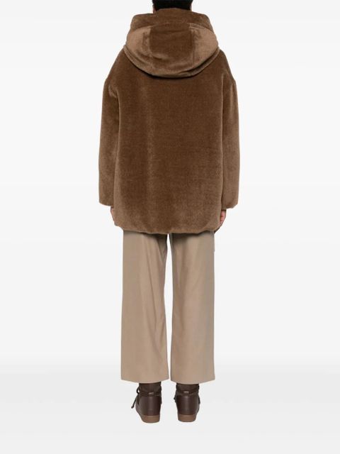 Max Mara Olivia hooded coat - Brown