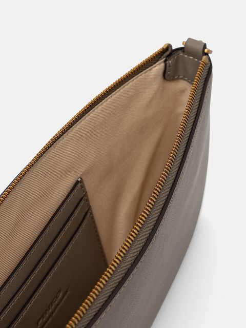 Pinko torebka skórzana kolor szary 102747 A0F1