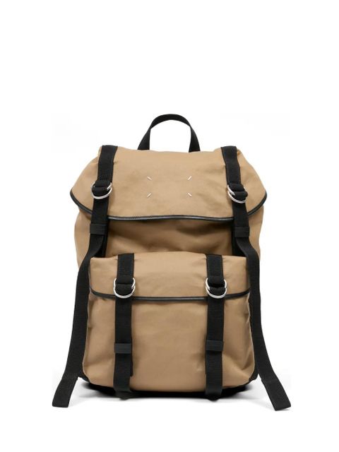 Maison Margiela flap top strapy backpack - Neutrals - zdjęcie produktu nr 1