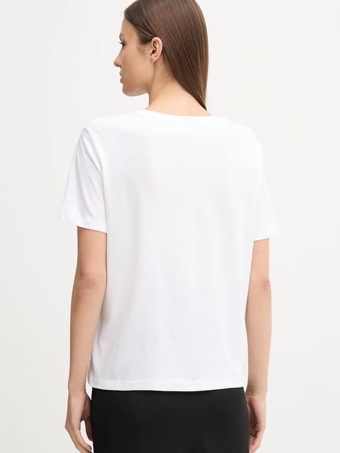 Calvin Klein Jeans t-shirt bawełniany 2-pack damski kolor biały LV047C906G - zdjęcie produktu nr 2