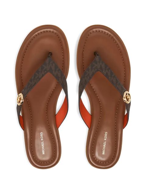 Michael Kors logo thong sandals - Brown - zdjęcie produktu nr 2