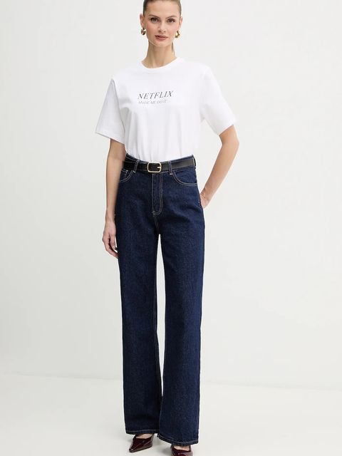 Victoria Beckham t-shirt bawełniany - zdjęcie produktu nr 1